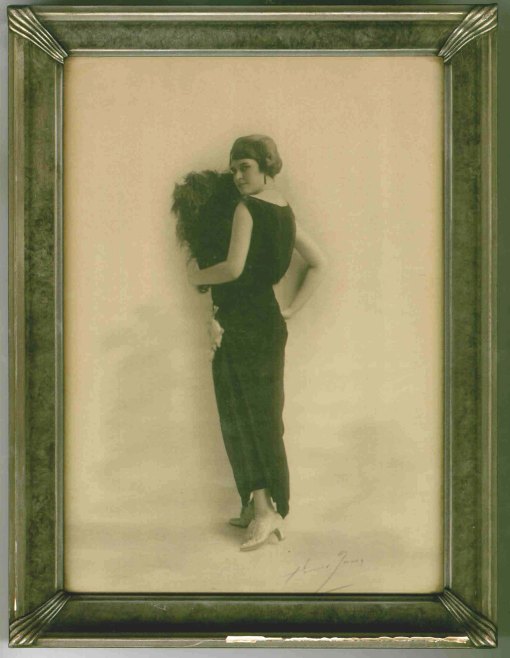 Framed photograph of Eugenie LeMerle, 1923. Donated by Eugenie L. Riggs.